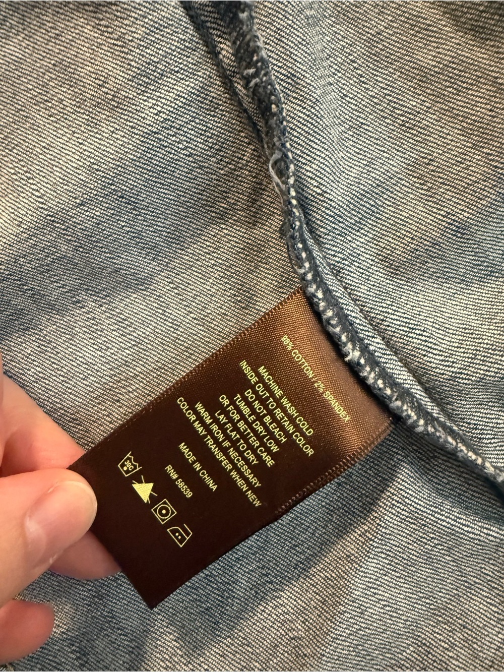 Kut from the Kloth Blue Denim Jacket - Button Front Helena - Picture 7 of 12